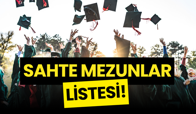 Sahte Mezuniyet Skandalı: E-İmza Çetesi Çökertildi, İsimler Tek Tek Ortaya Çıktı!