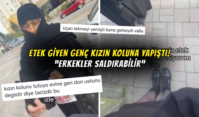 Çarşaflı Kadının Etek Giyen Genç Kıza Uyarısı Viral Oldu: “Erkekler Saldırabilir”