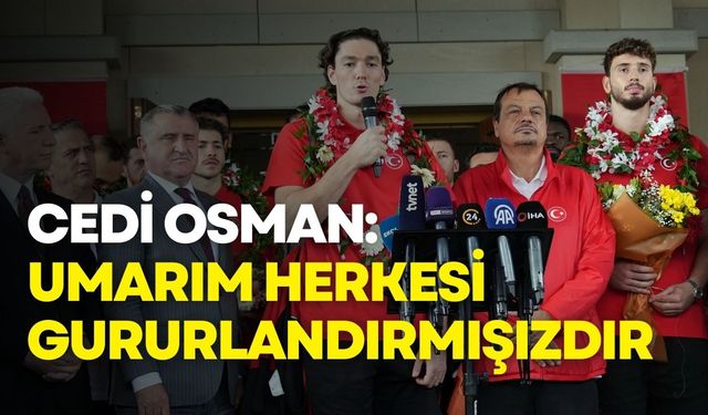 Cedi Osman: Umarım herkesi gururlandırmışızdır