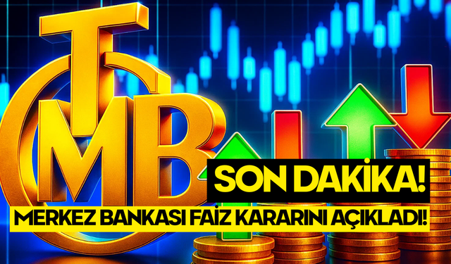 Merkez Bankası Faiz Kararını Açıkladı: Politika Faizi Yüzde 40,5’e Çekildi