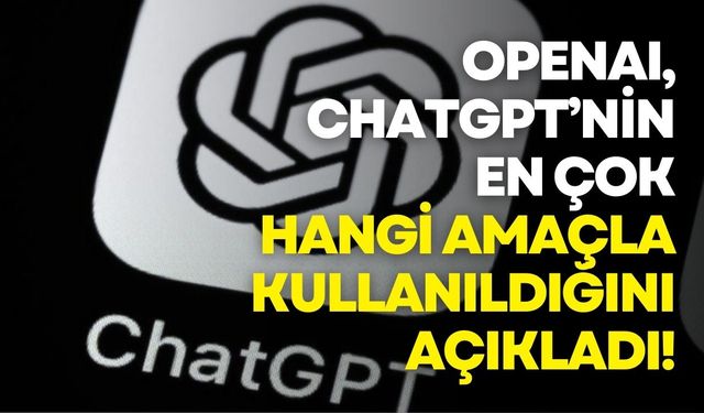 OpenAI araştırdı: ChatGPT artık daha çok “özel hayat” için kullanılıyor