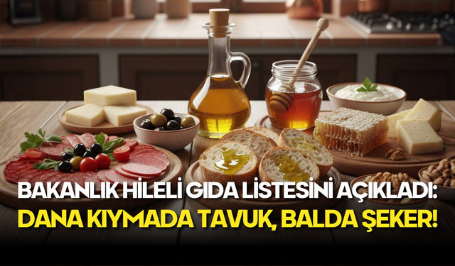 Bakanlık Hileli Gıda Listesini Açıkladı: Dana Kıymada Tavuk, Balda Şeker!