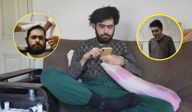 Hatay’daki telefon bağımlısı genç 3 yıl sonra ilk kez dışarı çıktı: Tıraş oldu, duş aldı