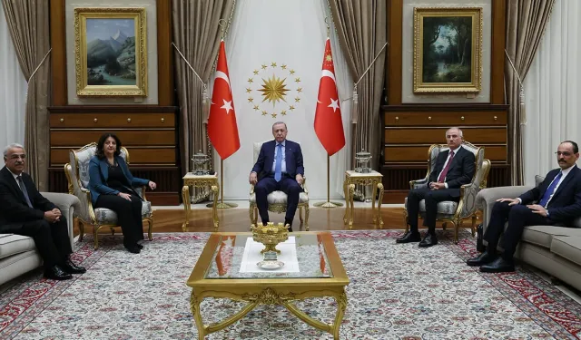 Recep Tayyip Erdoğan ile DEM Parti İmralı Heyeti görüşmesi sona erdi
