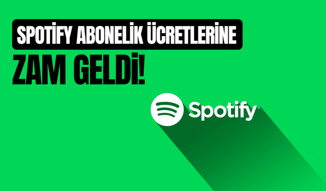 Spotify, Türkiye’deki Premium paketlerine zam yaptı