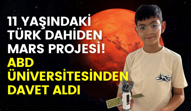 Mars’ta yaşam kuracak 11 yaşındaki Türk: Ümit Keçik, ABD üniversitesinden davet aldı