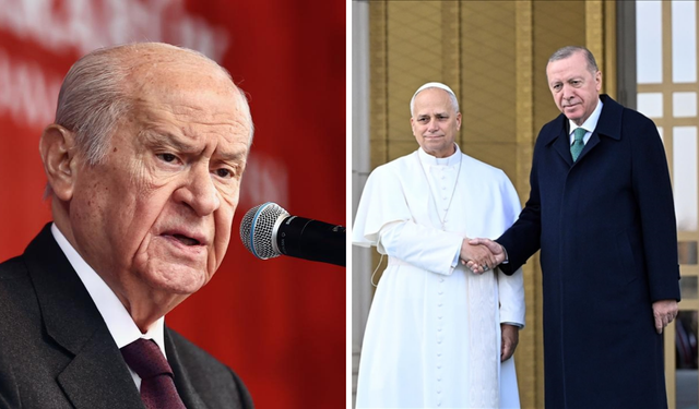 Papa'nın İstanbul ziyaretine MHP'den tepki: Ziyaret şova dönüştü