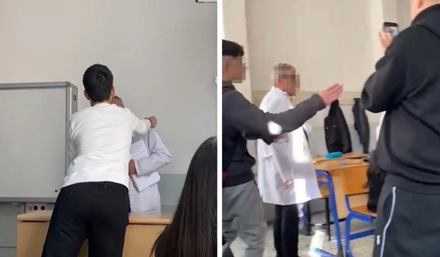 Ankara'da öğrencilerin alay ettiği öğretmenin kolu kırıldı