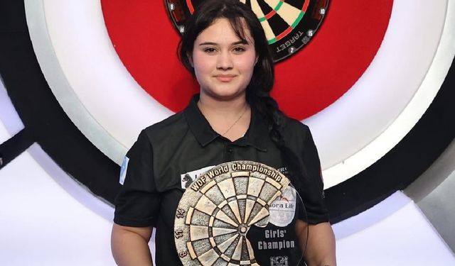 Milli sporcu Zehra Gemi, Türk dart’ında dünya şampiyonu