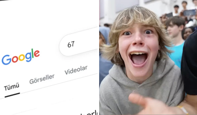 Google'ın gizli şakası: Arama çubuğuna 67 yazınca ekran neden sallanıyor?