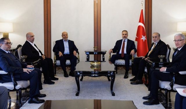 Hakan Fidan, Hamas heyeti ile Ankara’da bir araya geldi