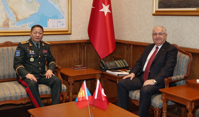 Ankara’da askeri zirve: Güler, Moğol komutanı ağırladı
