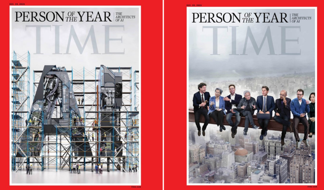 Time, yapay zekanının 8 mimarını “Yılın Kişisi” seçti