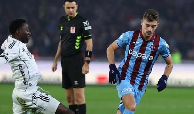 Trabzonspor–Beşiktaş maçı beraberlikle bitti