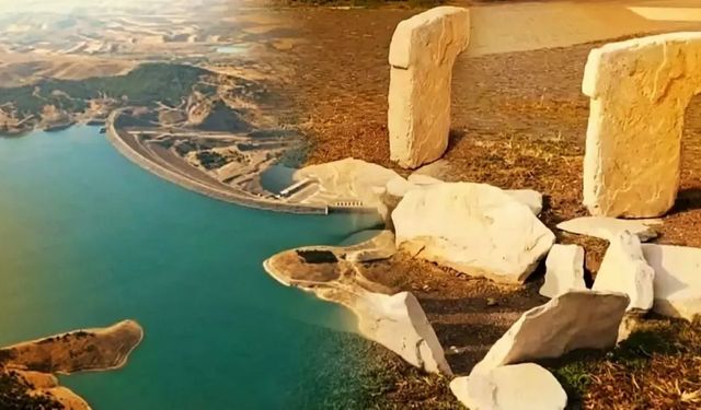 Baraj suları çekilince tarih gün yüzüne çıktı