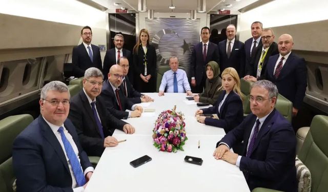 Erdoğan’dan uçakta net mesajlar: KAAN, Suriye ve belediyeler