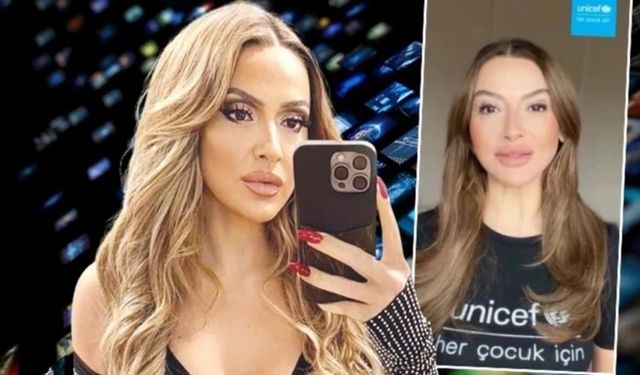 Hadise UNICEF ile olan bağını kopardığını duyurdu