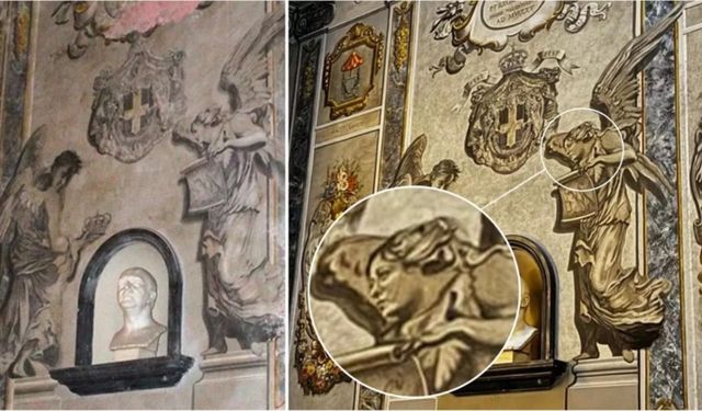 Asırlık freskteki melek figürü İtalya'da restorasyon krizine yol açtı