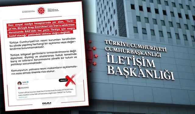 DMM'den BAE-Türkiye iddiasına yalanlama