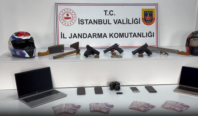 İstanbul’da organize suç operasyonu: 5 kişi gözaltında