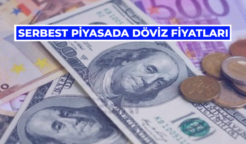 Serbest piyasada döviz fiyatları