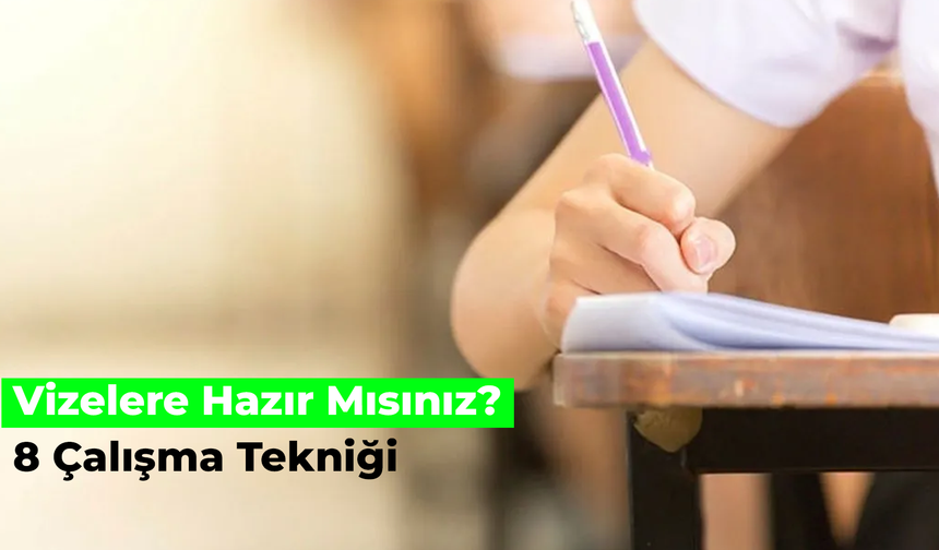 Vizelere Nasıl Çalışılır? 8 Etkili Teknik!