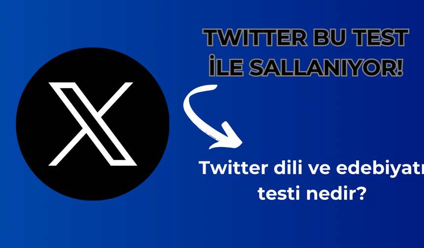 Twitter'ı sallayan test: Twitter dili ve edebiyatı