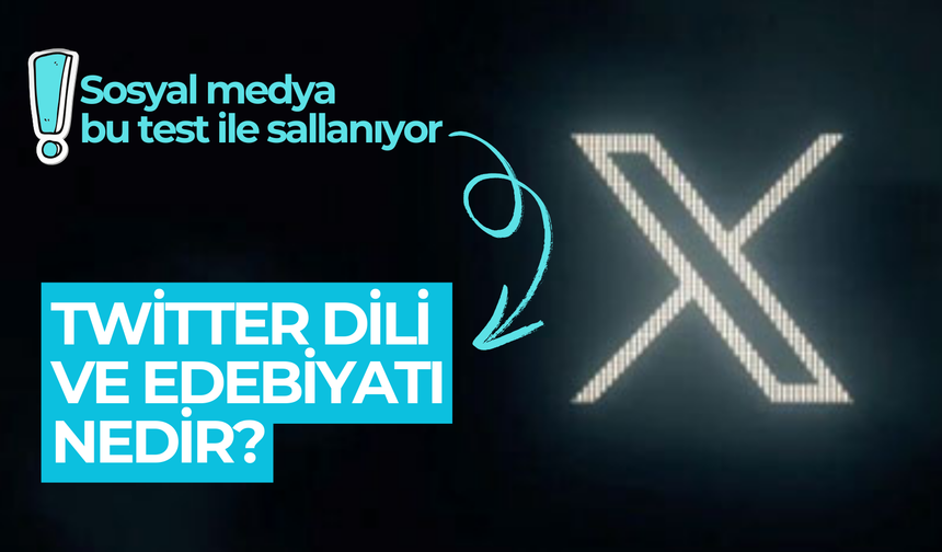 Twitter'ı sallayan test: Twitter dili ve edebiyatı