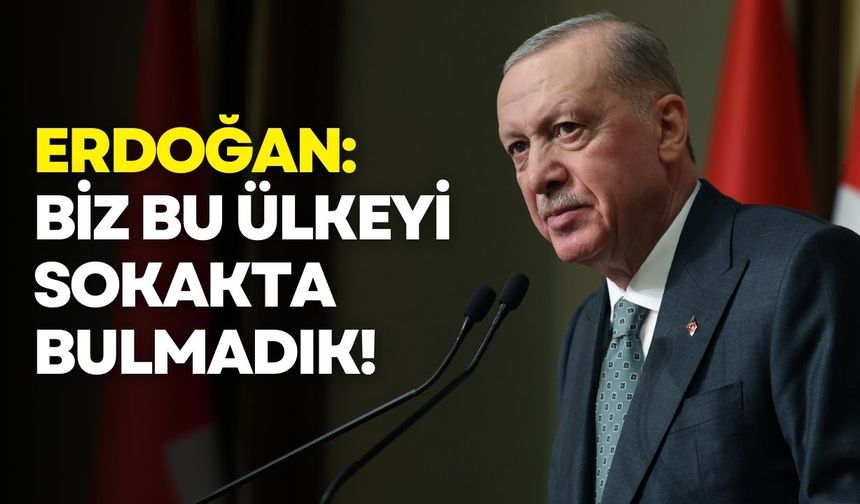 Cumhurbaşkanı Erdoğan'dan gençlere çağrı: Provokasyonlara gelmeyin!