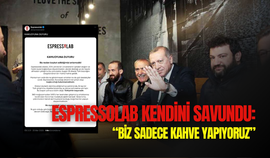 EspressoLab boykot açıklaması: Biz neden boykot edildiğimizi anlamıyoruz