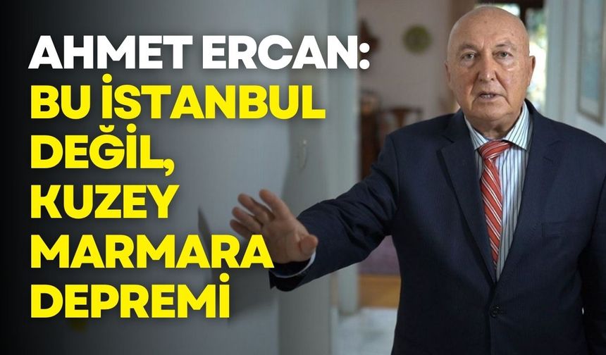 Prof. Dr. Övgün Ahmet Ercan: Bu İstanbul değil, Kuzey Marmara depremi