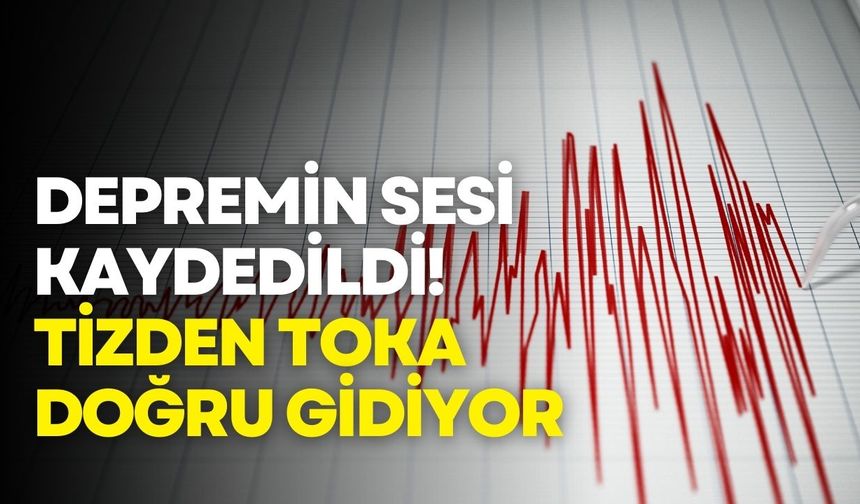 İstanbul'daki depremin sesi kaydedildi!
