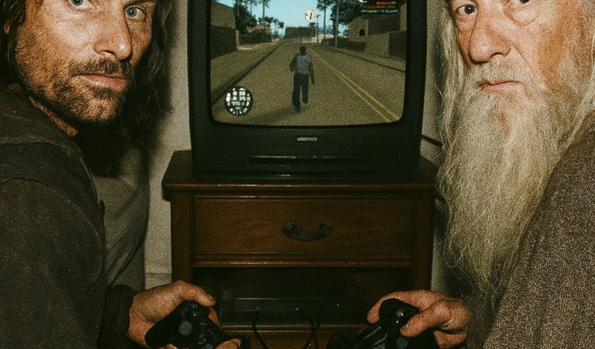Aragorn & Gandalf