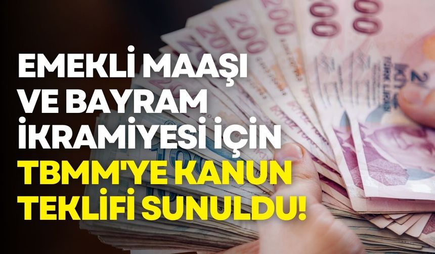 Emekli ikramiyesi ve maaşı için asgari ücret önerisi
