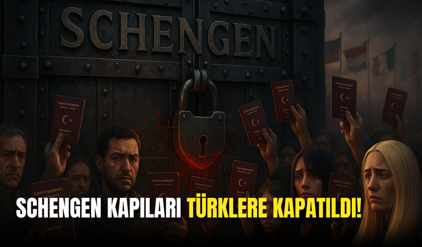 Schengen Kapıları Türklere Kapatıldı
