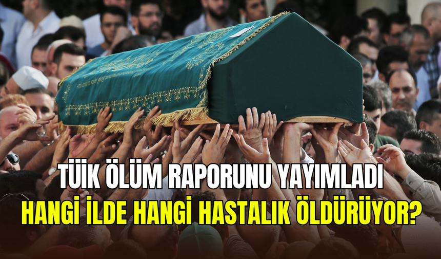 TÜİK ölüm raporunu yayımladı: Hangi ilde hangi hastalık öldürüyor?