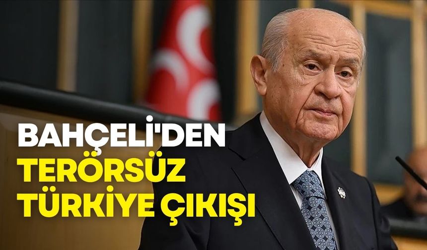 Bahçeli'den sert açıklama: Devletin pazarlık yaptığını iddia edenler müfteridir