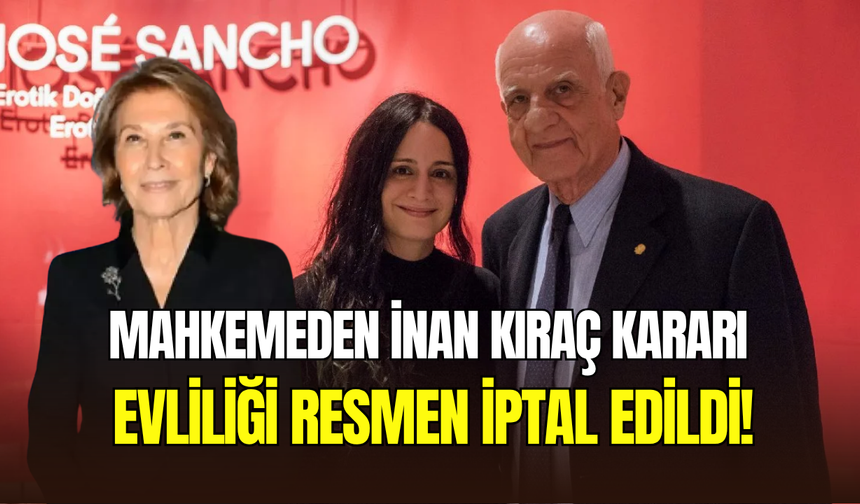 İnan Kıraç davasında karar açıklandı: Evlilik mahkeme engeline takıldı