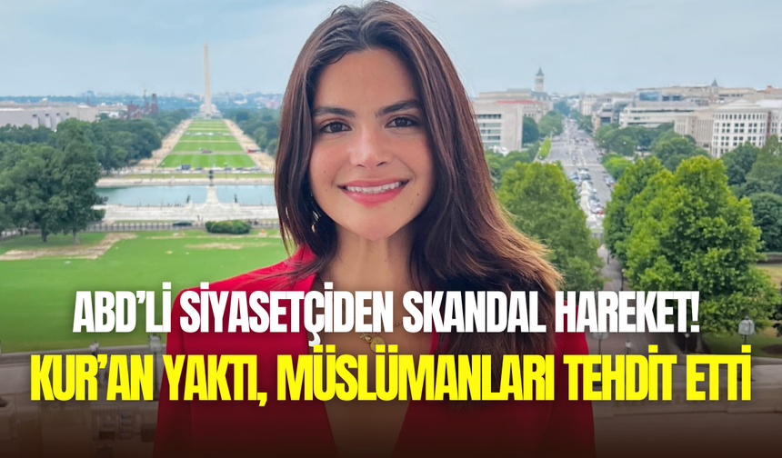 ABD’li siyasetçi Valentina Gomez Kur’an-ı Kerim’i yaktı, Müslümanları tehdit etti