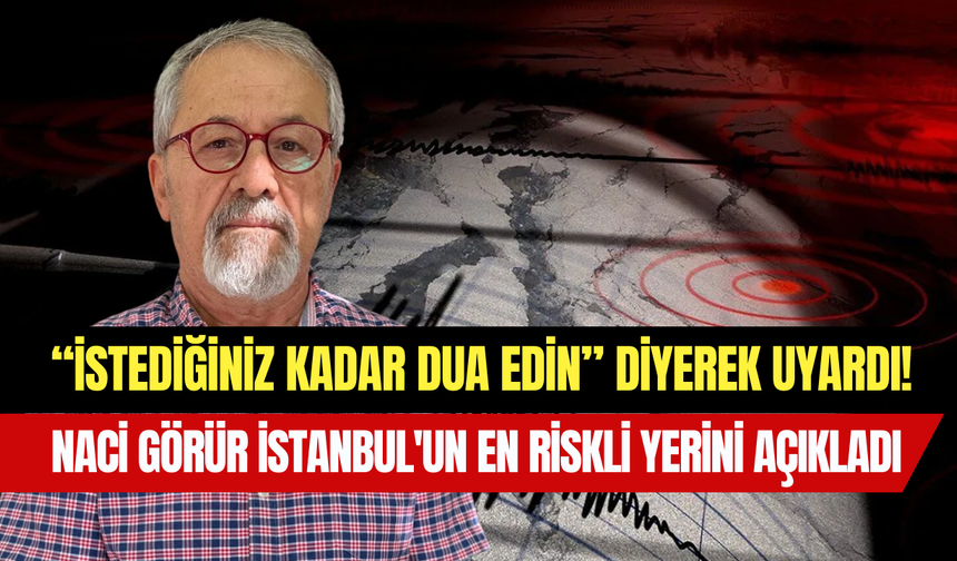 Naci Görür’den Marmara Depremi uyarısı: ‘’İstediğiniz kadar dua edin’’