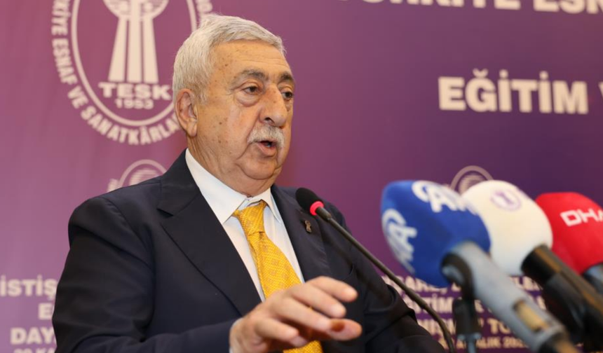 TESK Başkanı: "Az kazanandan az, çok kazanandan çok vergi alınmalı"