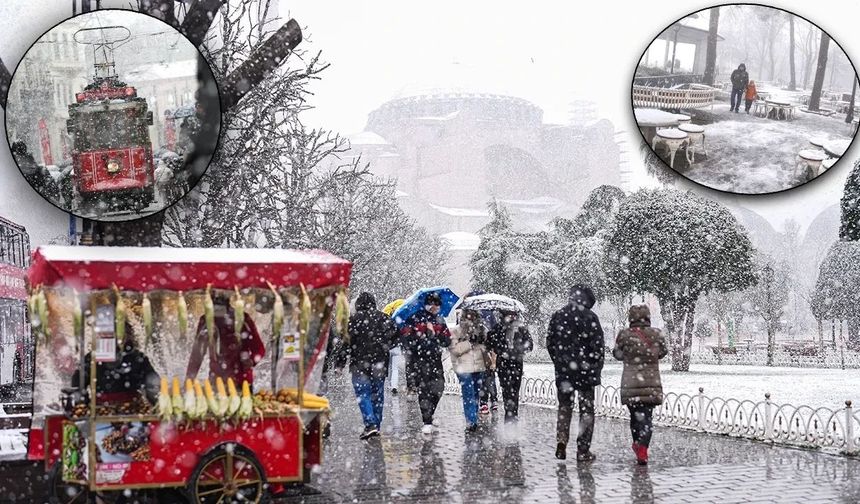 AKOM tarih verdi: İstanbul’a tekrar kar geliyor