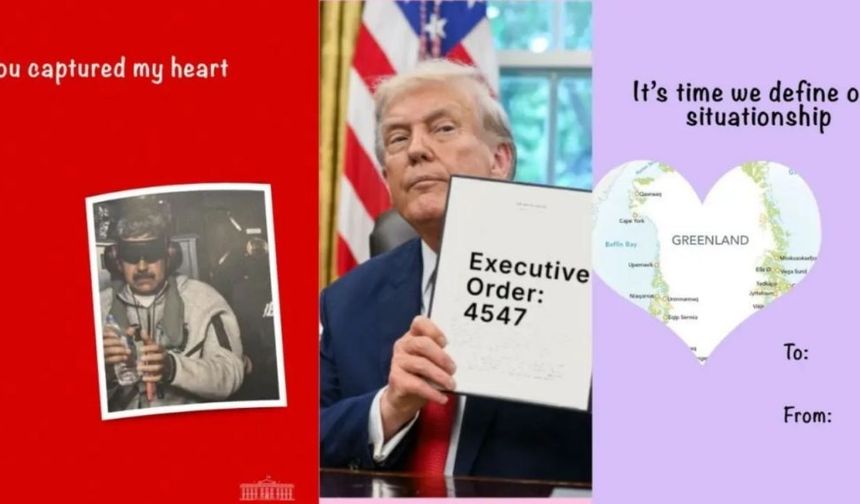 Beyaz Saray'dan Maduro ve Grönland göndermeli Sevgililer Günü mesajı