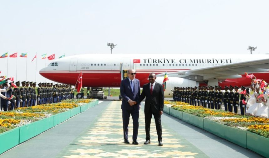 On yılın ardından ilk ziyaret: Cumhurbaşkanı Erdoğan Etiyopya’da