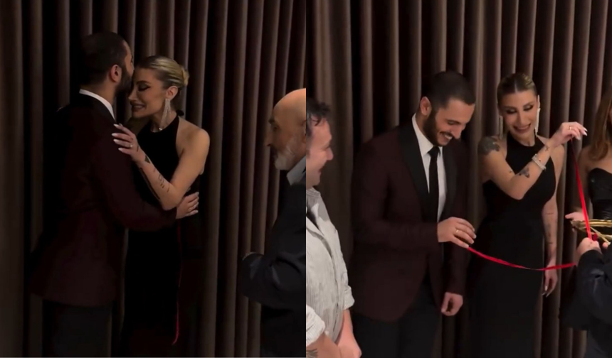 Aşkını resmileştirdi: İrem Derici nişanlandı