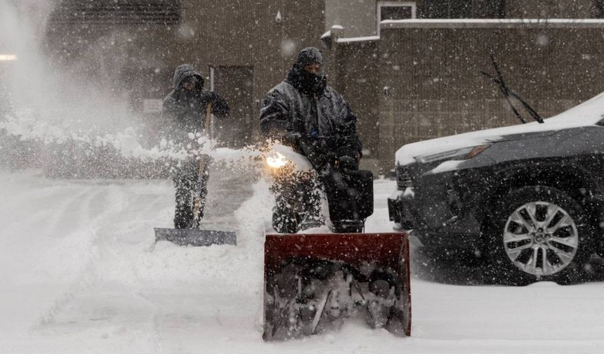 ABD’de kar kalınlığı 83 santimetreye ulaşarak rekor kırdı