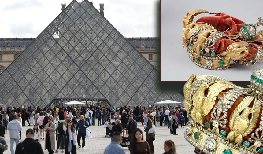 Louvre Müzesi soygundan kurtarılan tacın fotoğraflarını yayımladı