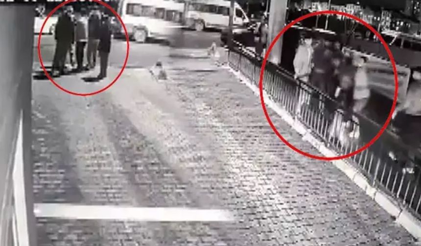 Polis memuru ve eşine sokak ortasında darp