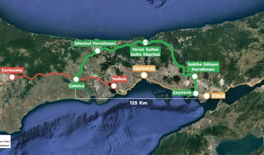 İstanbul’un iki havalimanı raylı sistemle birbirine bağlanıyor