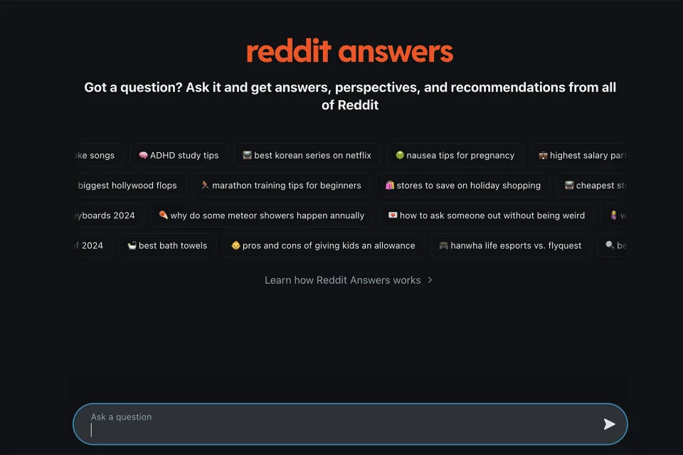 Reddit Answers Nedir